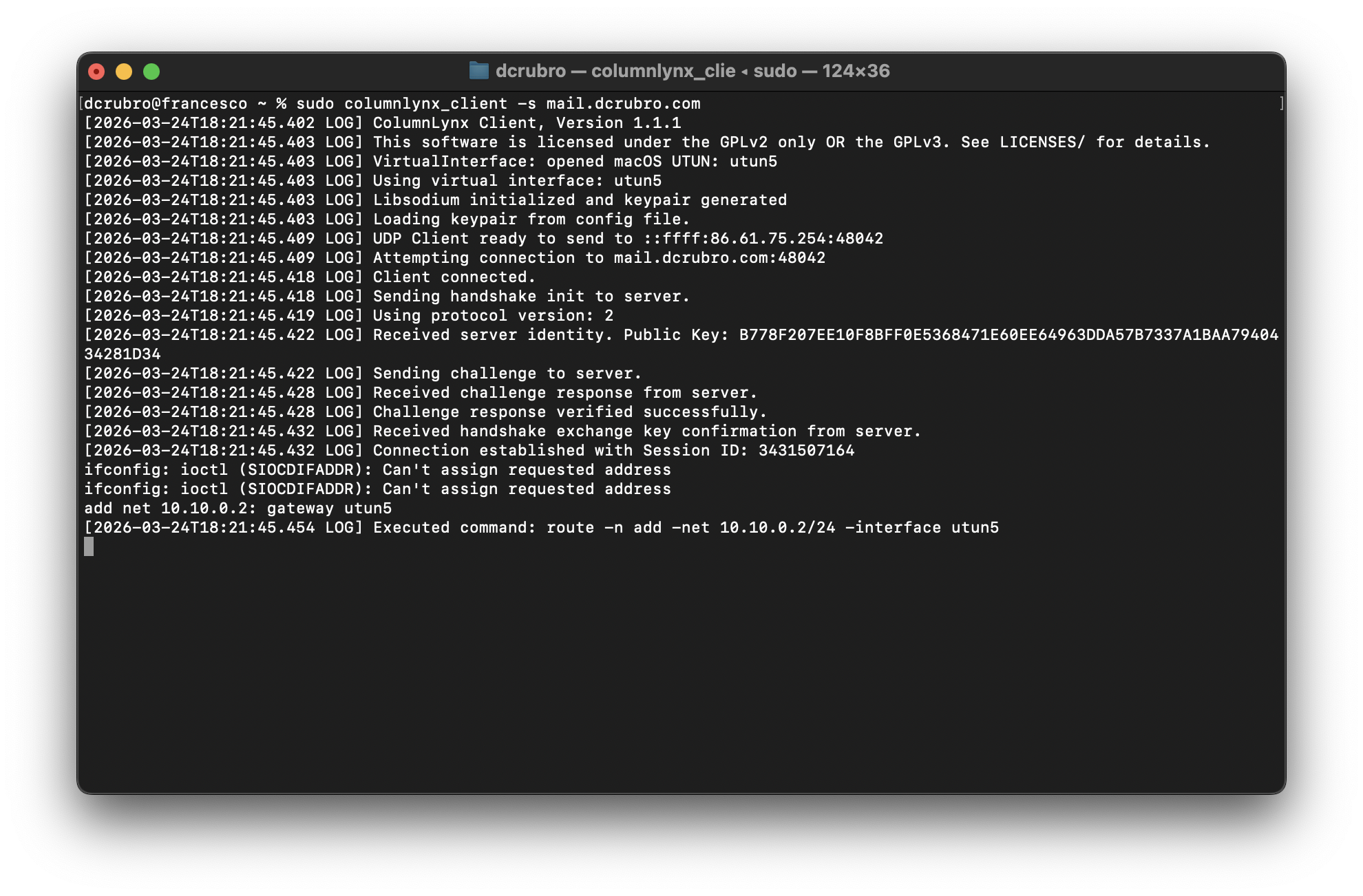 Client CLI Interface