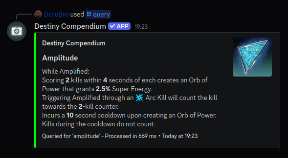Standard Compendium Query